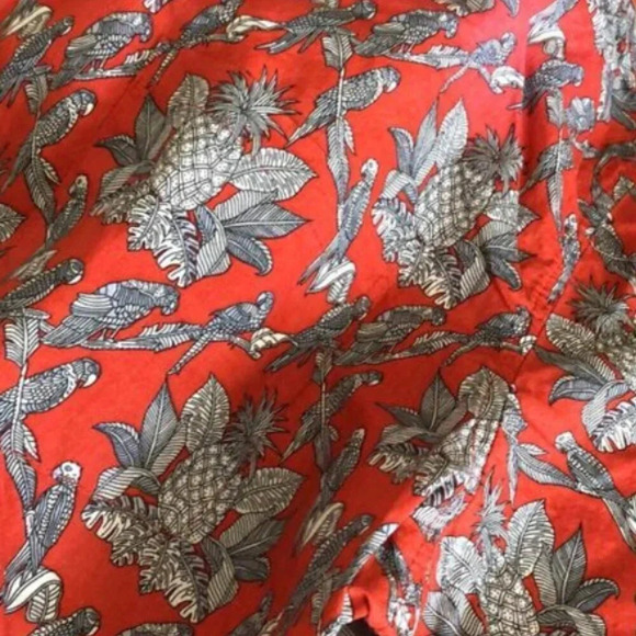 Tori Richard Macaw Hawaii Shirt L - Picture 3 of 4